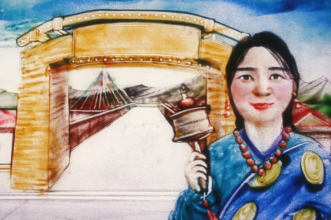 沙畫|奮力追夢(mèng)！2020決戰(zhàn)脫貧攻堅(jiān)“甘肅卷”