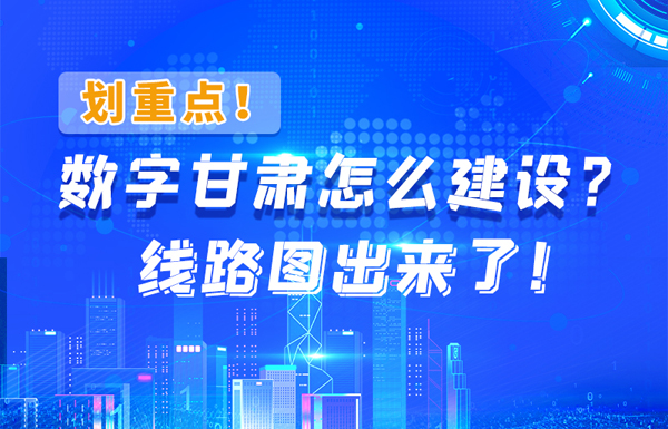 圖解|劃重點(diǎn)！數(shù)字甘肅怎么建設(shè)？線路圖出來了！