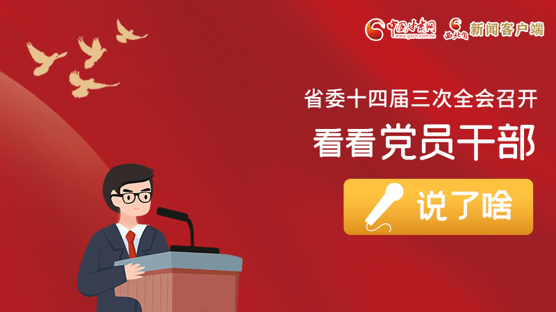 圖解|事關(guān)甘肅省委十四屆三次全會，黨員干部這么說！