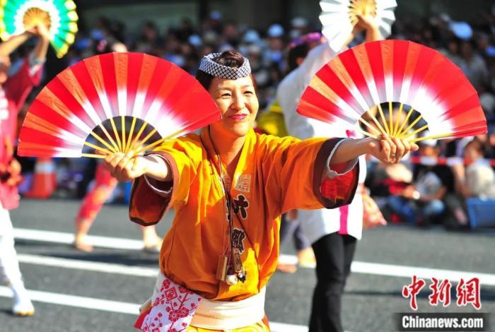 日本仙臺(tái)七夕祭。孫冉 攝
