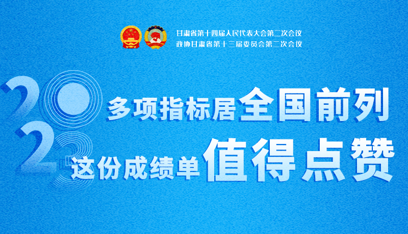 【聚焦2024甘肅兩會(huì)】3D海報(bào)|多項(xiàng)指標(biāo)居全國前列！甘肅這份成績(jī)單值得點(diǎn)贊