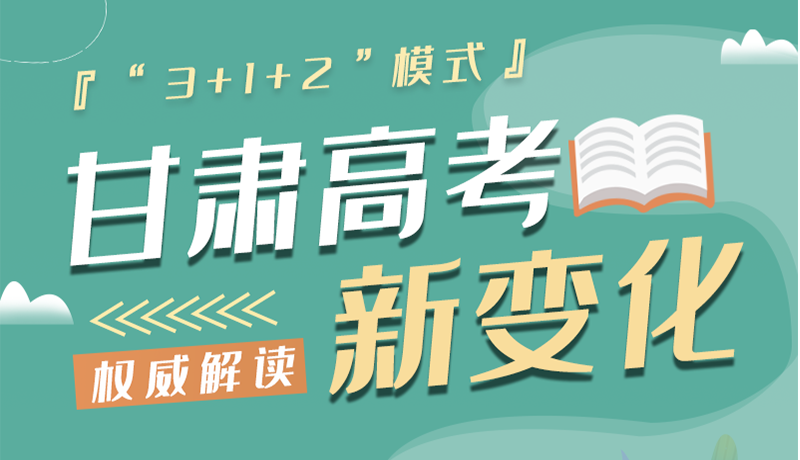長(zhǎng)圖|甘肅2024年高考新變化：“3+1+2”模式提前了解！