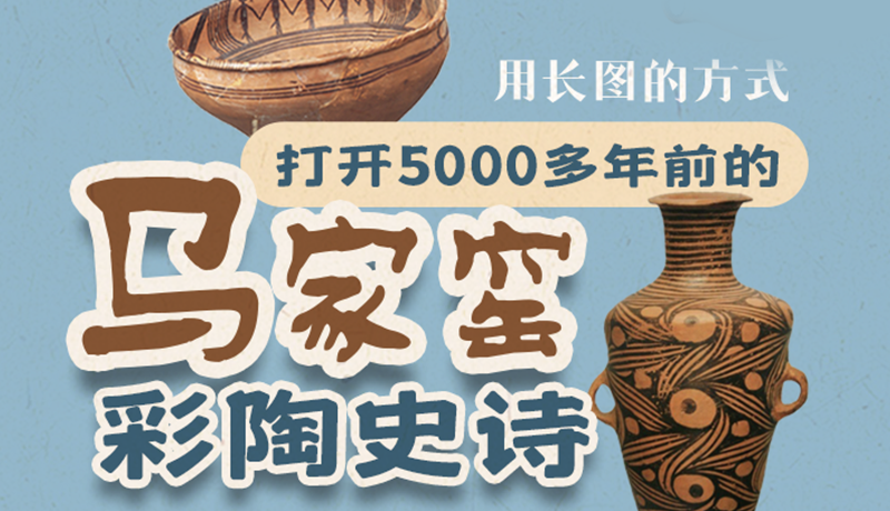 用長圖的方式，打開5000多年前的馬家窯彩陶史詩