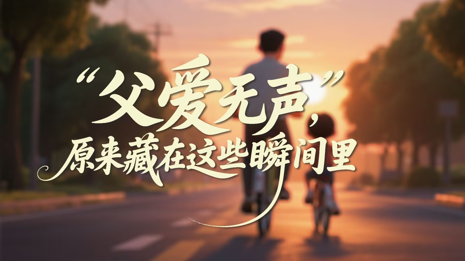 父愛(ài)無(wú)聲，原來(lái)藏在這些瞬間里